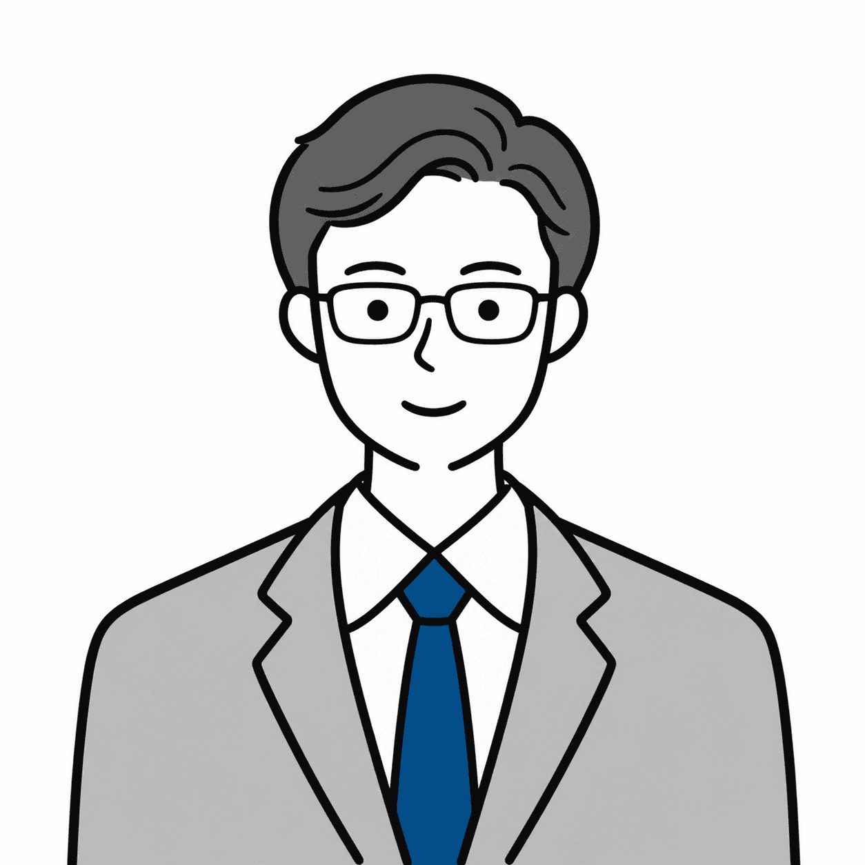 Illustration representing a chemistry professor